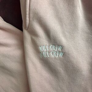 Heavyweight Kill Crew LUX baby pink Sweatpants ✨
